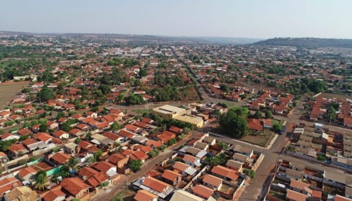 Vista aérea de Cassilândia. — Foto: Vista aérea de Cassilândia. (Saul Schramm, G