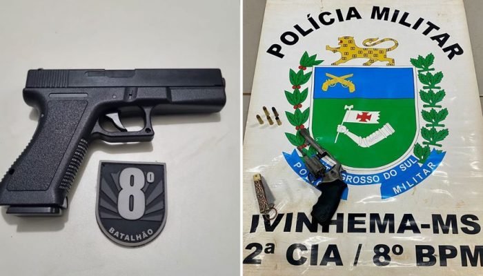 PM intervém em ocorrências de ameaça e porte ilegal em Nova Andradina e Ivinhema