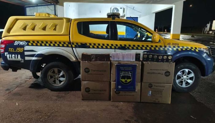 BPMRv apreende perfumes irregulares em fiscalização na rodovia MS-134