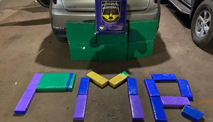 Polícia Militar Rodoviária apreende 50 kg de maconha em Batayporã