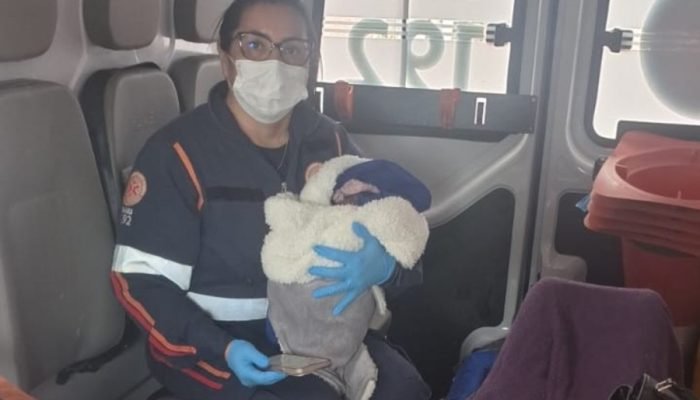 Mulher dá à luz em casa e é socorrida pelo SAMU em Nova Casa Verde