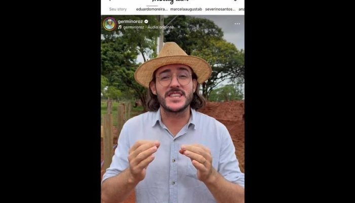 Vazamento a céu aberto em Batayporã — Foto: Imagem: Redes Sociais