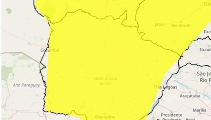 Imagem: Reprodução Inmet — Foto: Imagem: Reprodução Inmet