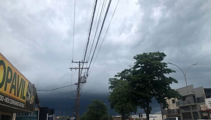 Imagem de tempestade — Foto: Imagem: Arquivo Nova News