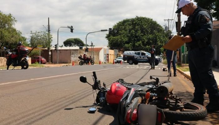 O acidente ocorreu na Rua Brilhante. — Foto: O acidente ocorreu na Rua Brilhante