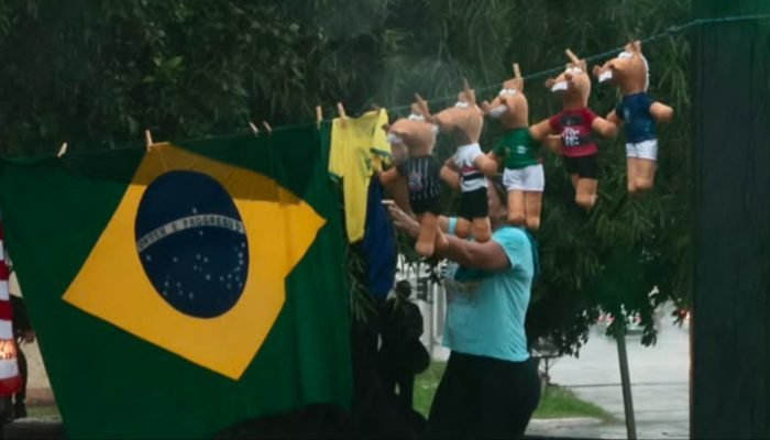 Foto: Chuva frustou até venda de itens do Brasil (Madu Livramento, Jornal Midiam