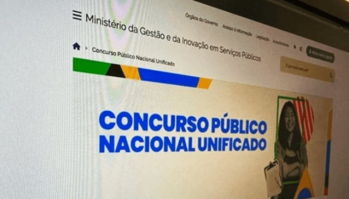 Foto: Concurso Nacional Unificado | Divulgação MGI