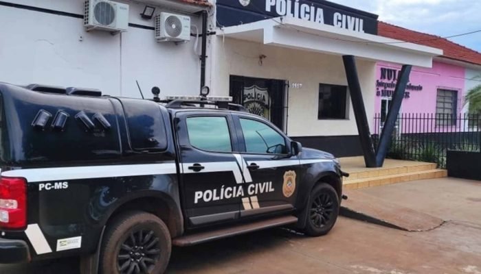 Foto: Delegacia de Polícia de Rio Brilhante. (Foto: Divulgação, PCMS)