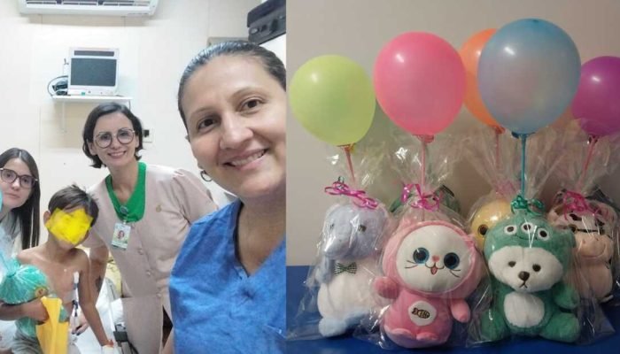 Humap-UFMS distribui lembrancinhas a pacientes pediátricos