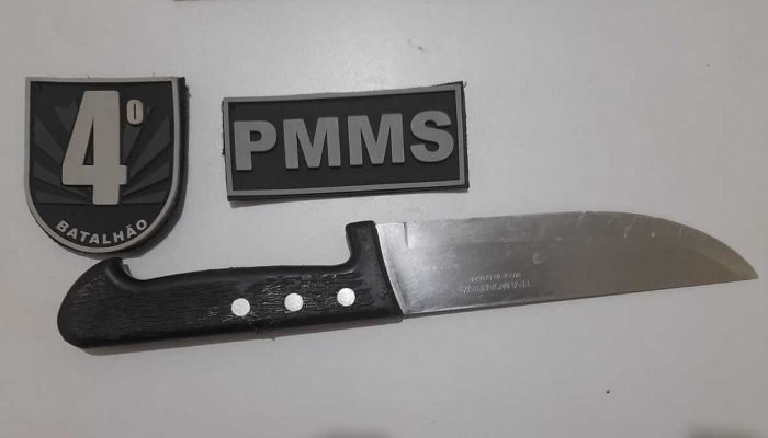 Em Coxim, homem armado com faca ameaça em lotérica