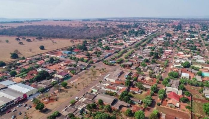 Vista aérea do município de Dois Irmãos do Buriti. (Arquivo/Jornal Midiamax) — F