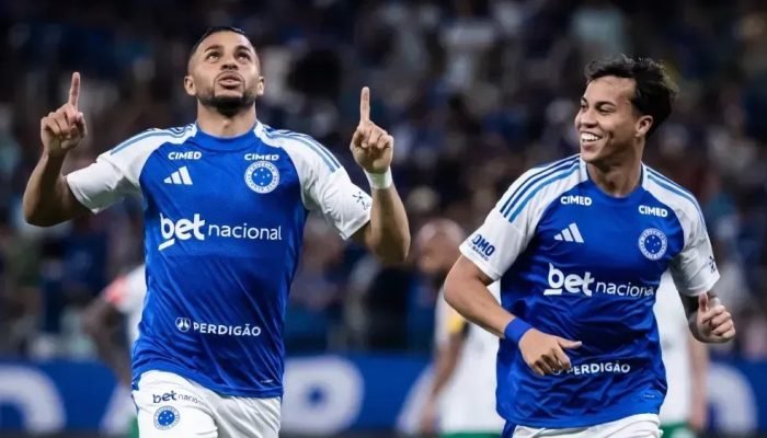 Wanderson e Kaio Jorge fizeram gols pelo Cruzeiro contra o Uberlândia — Foto: Wa