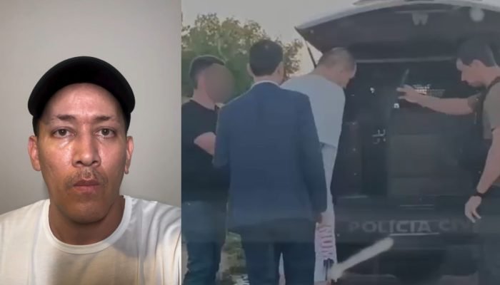 Foto: Prisão do rapper Du Mato (Reprodução, Instagram e Polícia Civil)