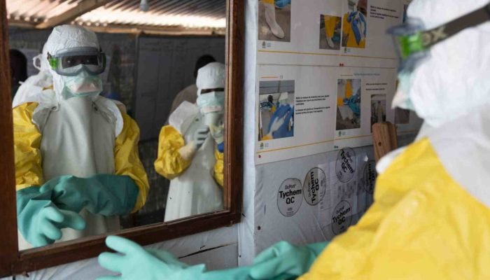 O surto de ebola na África Central avançou. — Foto: O surto de ebola na África C
