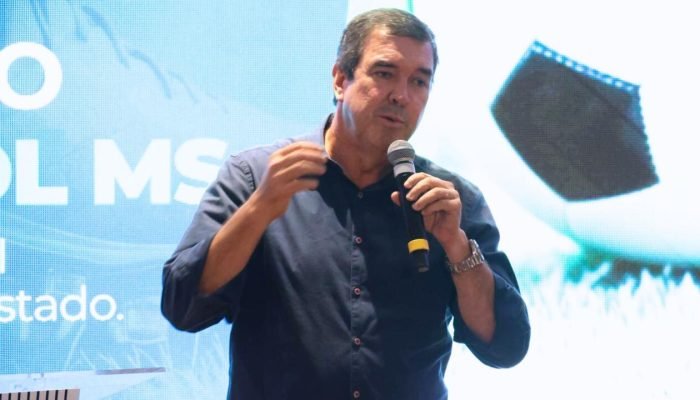Governador Eduardo Riedel. — Foto: Governador Eduardo Riedel. (Léo de França, Jo