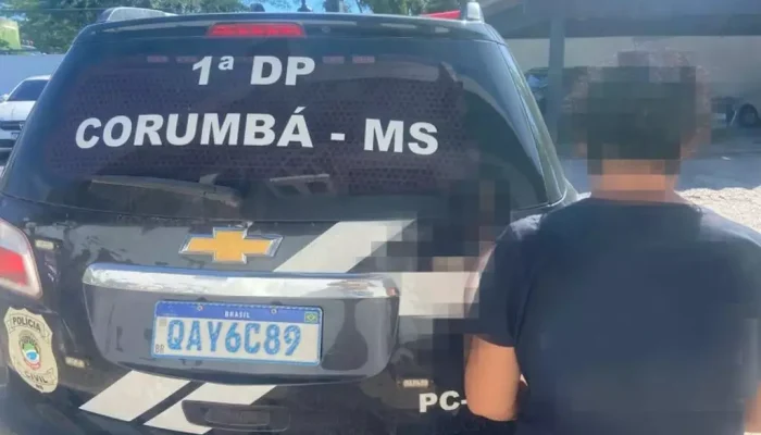 Mulher foi capturada pela Polícia Civil de Corumbá (Foto: Divulgação)