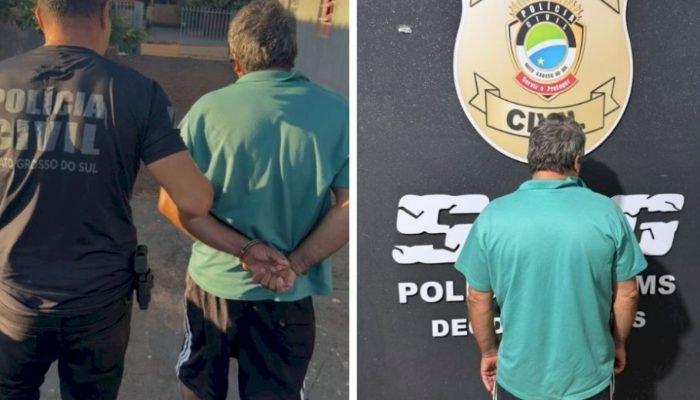 Suspeito foi preso em flagrante. — Foto: Suspeito foi preso em flagrante. Foto: