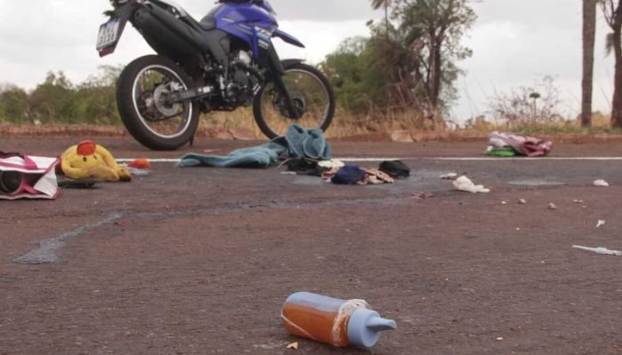 Criança autista de cinco anos sai ilesa de acidente grave em Campo Grande