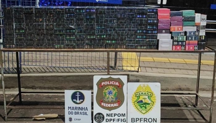 PF e PM apreendem mil cigarros eletrônicos em Foz do Iguaçu