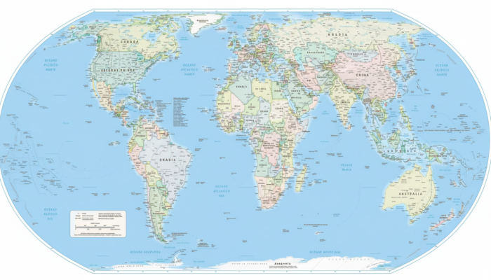 Revisão do Mapa-Múndi Altera Proporções de Continentes