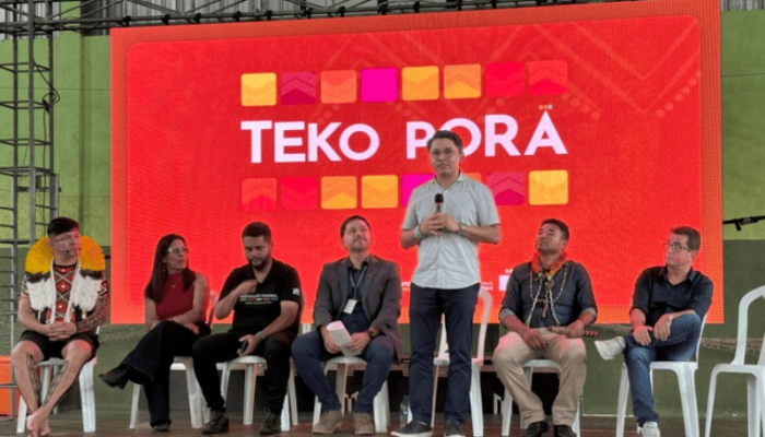 Luis Eloy Terena, secretário-executivo do MPI, esteve presente no lançamento do programa - Foto: João Paulo Gonçalves