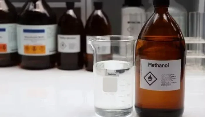 Foto: Frasco com metanol | Foto: Reprodução