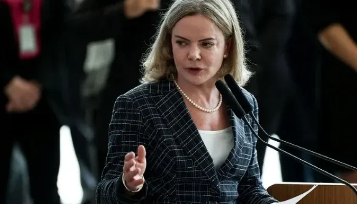 A ministra de Relações Institucionais, Gleisi Hoffmann — Foto: A ministra de Rel