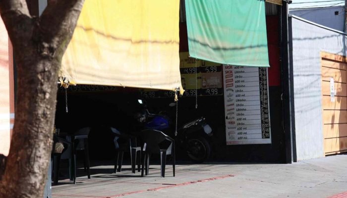 Local onde aconteceu o crime. — Foto: Local onde aconteceu o crime. (Foto: Pietr