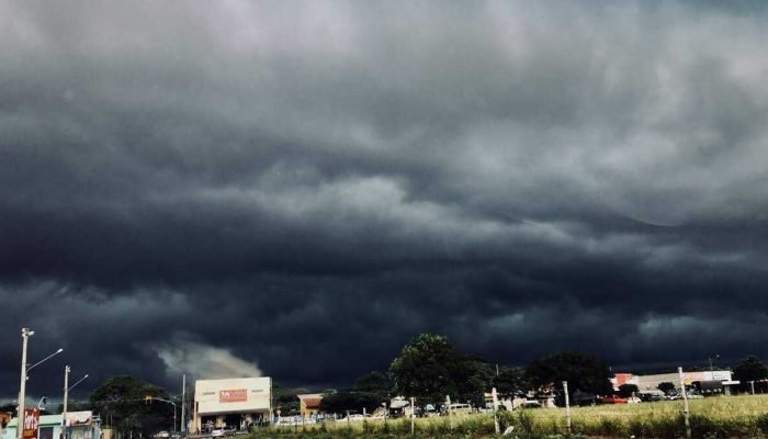 Alerta laranja para tempestades atinge todo Mato Grosso do Sul