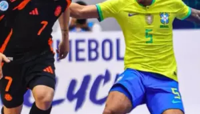 Brasil empata com Colômbia na estreia da Copa América de Futsal