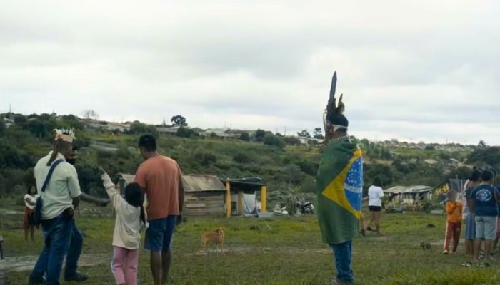 Foto: Indígenas em Naviraí. (Reprodução, Cimi)