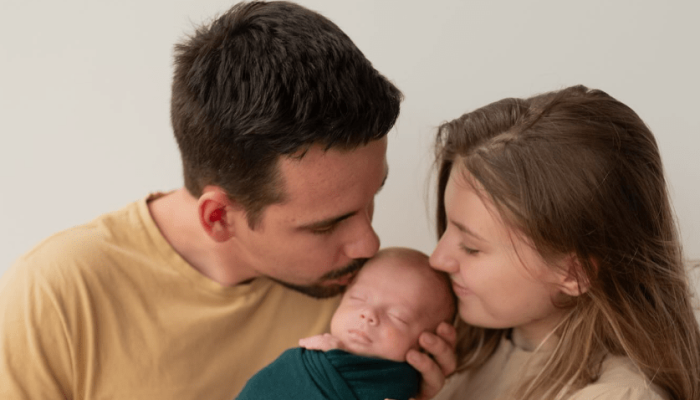 Isabel Veloso deu à luz seu primeiro filho, no dia 29 de dezembro — Foto: Isabel