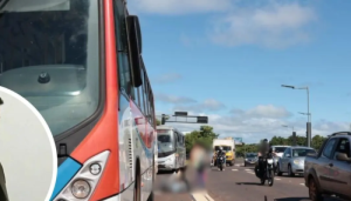Motociclista morre após bater na traseira de ônibus