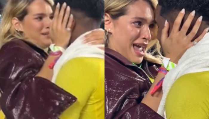 Foto: 1 de 1 leitura-labial-conversa-endrick-esposa - Foto: Reprodução/redes soc