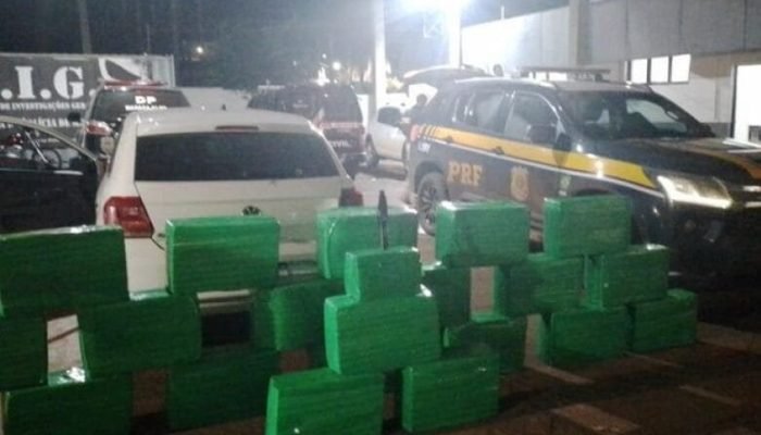 Apreensão ocorreu em Maracaju - Crédito: Divulgação/PRF