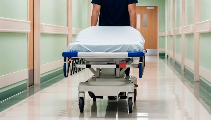 Foto: Maqueiro em hospital - (Imagem ilustrativa: Freepik, Reprodução)