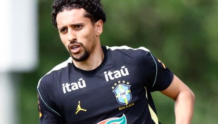 Foto: 1 de 1 Foto colorida de Marquinhos, da Seleção Brasileira - Metrópoles - F