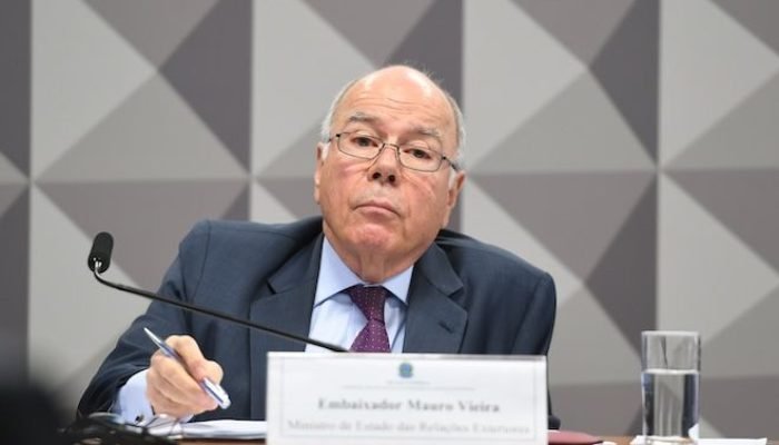 Foto: O ministro das Relações Exteriores, Mauro Vieira