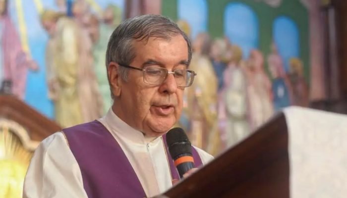 Padre Oscar Vasconcelos de Souza Filho, de 72 anos — Foto: 1 de 1 Padre Oscar Va
