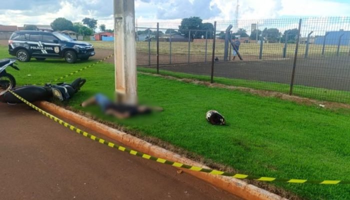 Cena do crime. (Foto: Ponta Porã News)