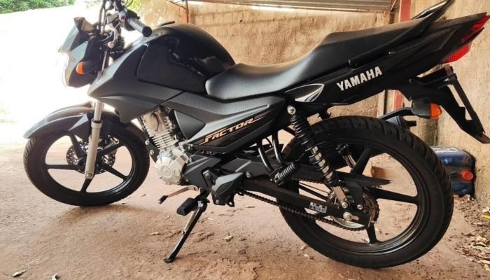 Motada furtada na madrugada desta quarta-feira (1º). — Foto: Motada furtada na m