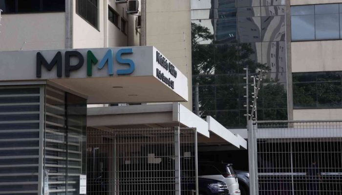 Fachada do edifício-sede das Promotorias de Justiça do MPMS, em Campo Grande. —