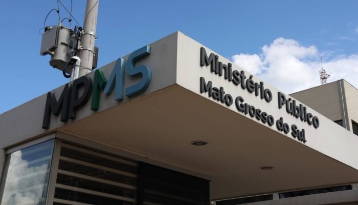 Foto: Fachada do edifício-sede das Promotorias de Justiça do MPMS, em Campo Gran
