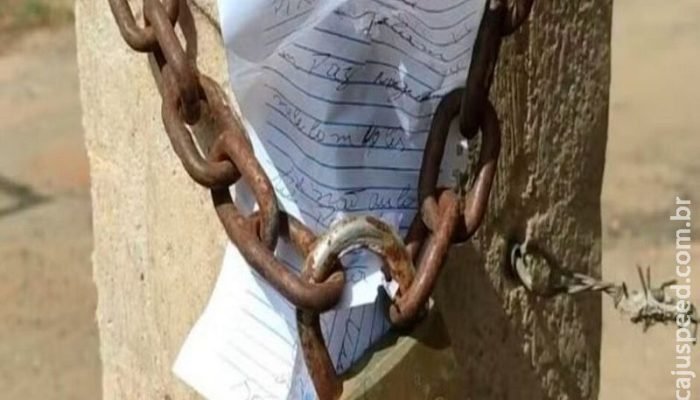 Mulher encontra bilhete com ameaça em casa e procura polícia em Dourados — Foto: