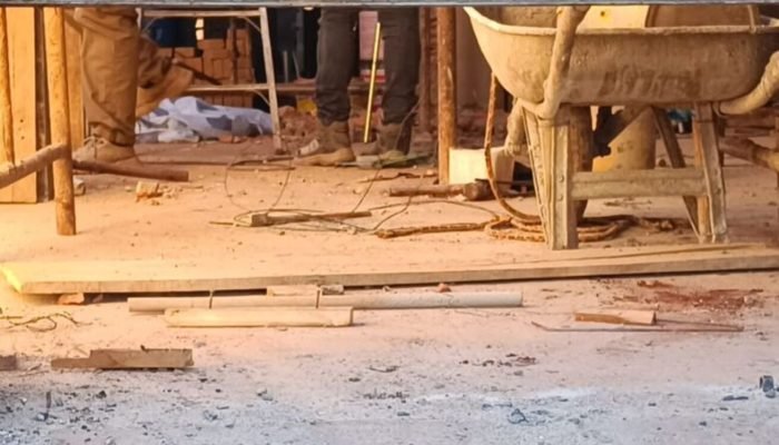 Local onde ocorreu o acidente — Foto: Local onde ocorreu o acidente (Foto: Doura