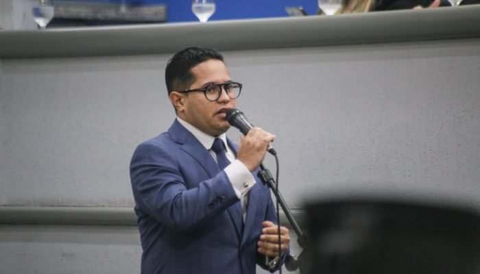 O presidente da Câmara de Campo Grande, Papy (PSDB), em pronunciamento sobre a e