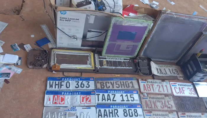 Local onde funcionava a organização suspeita de falsificação de documentos de ve