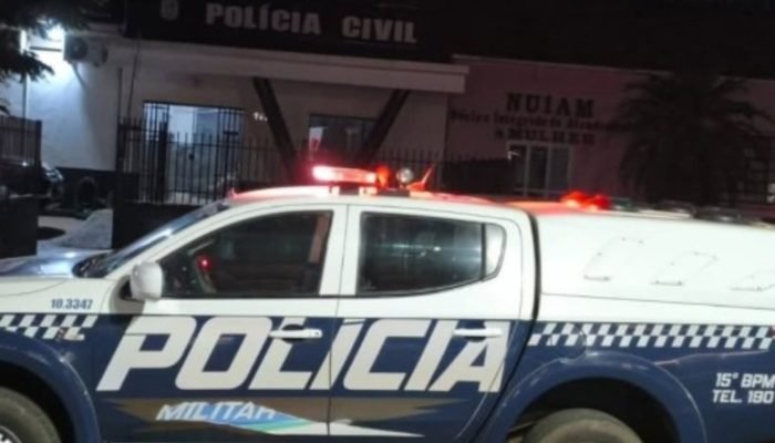 Mulher esfaqueada na cabeça em Rio Brilhante. — Foto: Reprodução/Rio Brilhante e