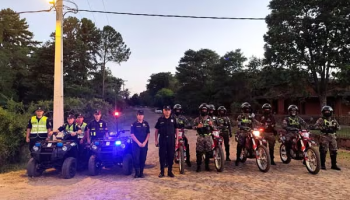 Foto: Los agentes resguardarán la seguridad de los veraneantes en Villa Florida.