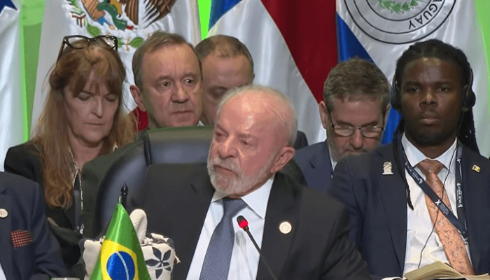 Foto: O presidente Lula na Celac | Reprodução/YouTube @canalgov